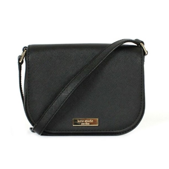 kate spade Handbags - HP🎉 Kate Spade Black Flip Over Crossbody Purse